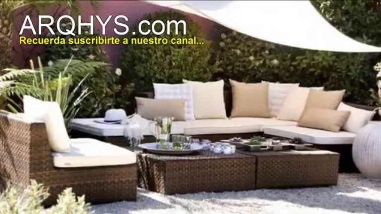 Sof&aacute;s de Exterior Elegantes para Terrazas