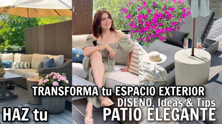Ideas Creativas para Decorar Terrazas Exteriores