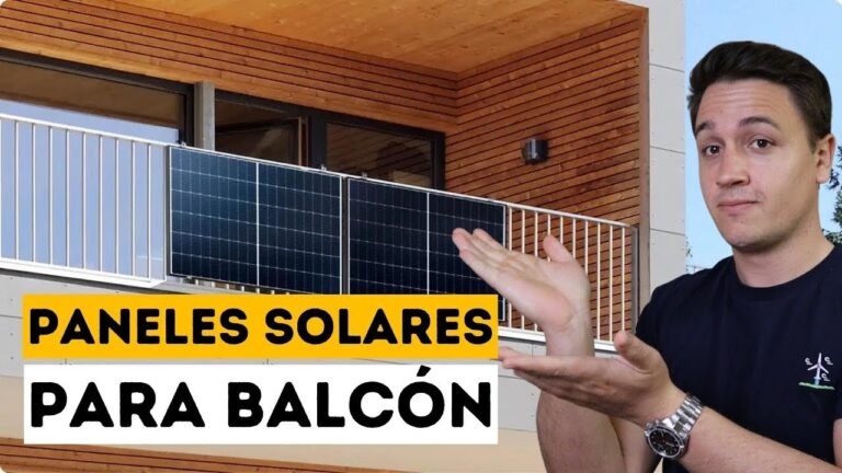 Optimiza tu hogar: paneles solares en balcones