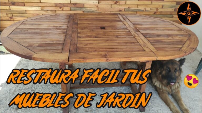 Productos Esenciales para Restaurar Muebles de Jard&iacute;n