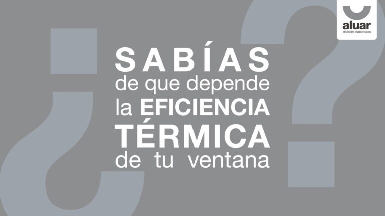 Ahorro Energ&eacute;tico Eficiente con Ventanas de Aluminio Blanco